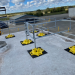 BlueWater Manufacturing - SafetyRail 2000 - Roof Fall Protection Guardrail - Galvanized - Railing, Bases & Pins