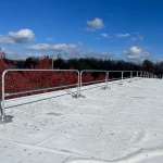 BlueWater Manufacturing - SafetyRail 2000 - Roof Fall Protection Guardrail - Galvanized - Railing, Bases & Pins