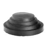 Portals Plus 29255, C182 Black Cap w/Clamp 29255, POR-29255, C-182 cap, Black Cap with clamp, EPDM cap, 8-12 in penetration flashing, pipe portal system