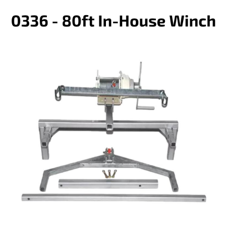  Chutes International 0336 - DuraChute 80 ft In House Manual Winch