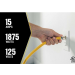 Coleman Cable, #2882 2 ft. 12/3 (Lighted) Yellow Jacket / 3-Conductor Power Block - 242-2882