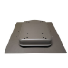 CommDeck 0171 RSTC - Satellite Dish Mounting System Weathered Wood