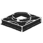 Portals Plus 29295, - Large Pipe Portal Cover, Tan 29295, POR-29295, large pipe portal cover, C-182 cap compatible, laminated ABS cover, 14? collar opening, roof curb cover