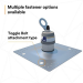 DBI-SALA, #2100139 Roof Top Anchor For Standard Membrane Roofs - 342-2100139