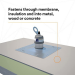 DBI-SALA, #2100139 Roof Top Anchor For Standard Membrane Roofs - 342-2100139