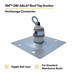 DBI-SALA, #2100139 Roof Top Anchor For Standard Membrane Roofs - 342-2100139