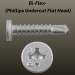 DEWALT Bi-Flex® Phillips Undercut Flat Head Bi-Metal Self-Drilling Structural Screws – Stalgard® GB Coating – 100/Pack - DEW-BN2