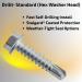 DeWALT Drillit® Self-Drilling Metal Screws – PBH | Stalgard® Coated Fasteners for Metal-to-Metal Applications, 100/Packs