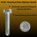 DeWALT Drillit® Self-Drilling Metal Screws – PBH | Stalgard® Coated Fasteners for Metal-to-Metal Applications, 100/Packs