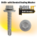  DeWALT Drillit ® Self-Drilling Metal Screws – Hex Head 100/Packs