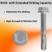 DeWALT Drilit® Extended-Capacity Self-Drilling Screws (Hex Washer) | Stalgard® | #12-24 & 1/4-20