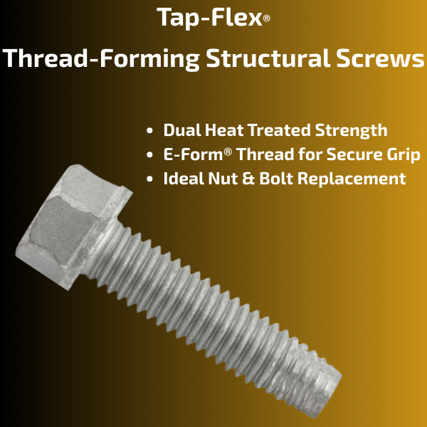DeWALT Tap-Flex® Thread-Forming Structural Screws with Stalgard® Plus ...