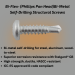 DeWalt Bi-Flex™ Phillips Pan Head Self-Drilling Metal Screws – Corrosion-Resistant for Metal-to-Metal Applications, 100/Packs