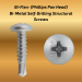 DeWalt Bi-Flex™ Phillips Pan Head Self-Drilling Metal Screws – Corrosion-Resistant for Metal-to-Metal Applications, 100/Packs