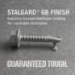 DeWalt Bi-Flex® Self-Drilling Metal Screws – Hex Washer Head | Stalgard® Coated Fasteners for Metal-to-Metal Applications, 100/Packs - DEW-AJ