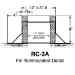 Portals Plus 32171, Double RC-3A Canted Curb - 8" High - POR-32171