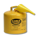 Eagle 1020Y Type I Safety Can - 5 Gallon Yellow with F-15 Funnel - 330-1020Y