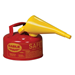 Eagle, #1005 Type I Safety Can 1 Gal. Red with F-15 Funnel - 330-1005
