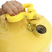 Eagle Type I Safety Can 5 Gal Yellow with F-15 Funnel - UI-50-FS-Y - 330-1020Y