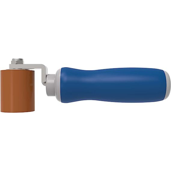 Ergonomic Silicone Seam Roller - 1-7/16" Diameter X 1-3/4" Wide, Single Head For Roofing & Wallpaper