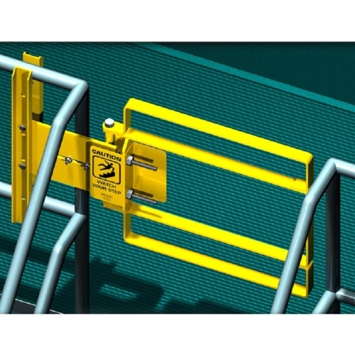 A36 Carbon Steel with Yellow Powder Coat 37 to 39.5-Inch x 22-Inch Fabenco XL71-36PC XL-Series Extended Coverage Self-Closing Safety Gate