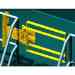 Fabenco XL Series - Self-Closing Safety Gate, Powder Coat Safety Yellow