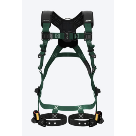 FallTech FT-1910-FD - 2D Climbing Non-Belted Full Body Harness, Tongue Buckle Leg Adjustment