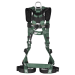 FallTech FT-1910-FD - 2D Climbing Non-Belted Full Body Harness, Tongue Buckle Leg Adjustment