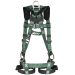 FallTech FT-1910 1D Standard Non-Belted Full Body Harness, Quick-Connect Leg Adjustment