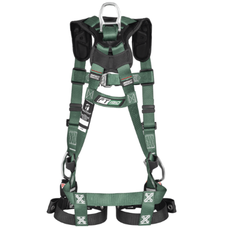 FallTech FT-1910 1D Standard Non-Belted Full Body Harness, Quick-Connect Leg Adjustment