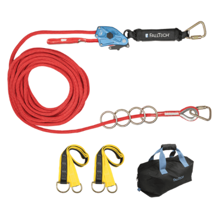 FallTech - 4 Person Temp Rope HLL System
