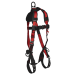 FallTech 7010C - Tradesman® Pro 3D - Standard Non-Belted Full Body Harness - Tongue Buckle Leg Adjustments