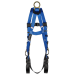 FallTech 7018 - Contractor 3D Standard Non-belted Full Body Harness, Tongue Buckle Leg Adjustment