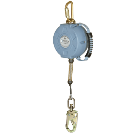  FallTech 727620 - Contractor Class 1 SRL w/ 20' Galvanized Cable & Anchorage Carabiner