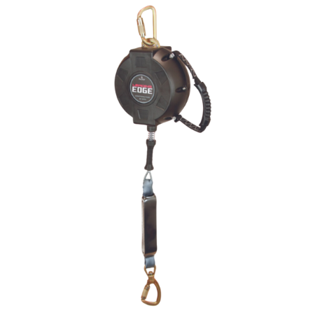 FallTech 727650LE - Contractor Leading Edge Class 2 SRL w/ Galvanized Steel Cable and Anchorage Carabiner SRL, 50'