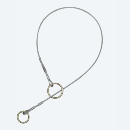 FallTech 7428 - Cable Pass-through Sling Anchor with Vinyl Coated Galvanized Steel Cable