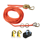 FallTech 770006 - 60 Temporary Rope HLL System - 2-Person Hollow-Core Polyester Rope 60, Temporary Rope, HLL System, falltech, 770006, 60, 2-person, hollow-core, polyester, rope