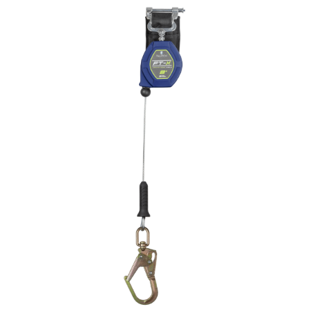  FallTech 8' FT-X™ - Cable Class 2 - Leading Edge - Personal SRL-P Single Leg