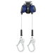 FallTech 8' FT-X™ - Cable Class 2 - Leading Edge - Personal SRL-P - Twin Leg w/ Speedlink™