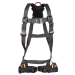 FallTech 8143 - FT-Iron™ - 1D Standard Non-Belted Full Body Harness - Tongue Buckle Leg Adjustment