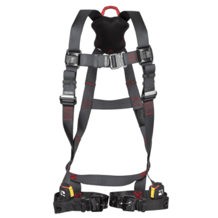 FallTech 8143 - FT-Iron™ - 1D Standard Non-Belted Full Body Harness - Tongue Buckle Leg Adjustment