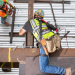 FallTech 8143 - FT-Iron™ - 1D Standard Non-Belted Full Body Harness - Tongue Buckle Leg Adjustment