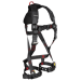  FallTech 8143B - FT-Iron™ 1D Standard Non-Belted Full Body Harness - Tongue Buckle Leg Adjustment - Large Pad