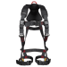  FallTech 8143B - FT-Iron™ 1D Standard Non-Belted Full Body Harness - Tongue Buckle Leg Adjustment - Large Pad