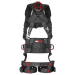 FallTech 8144 - FT-Iron - 3D Construction Belted Full Body Harness - Tongue Buckle Leg Adjustment