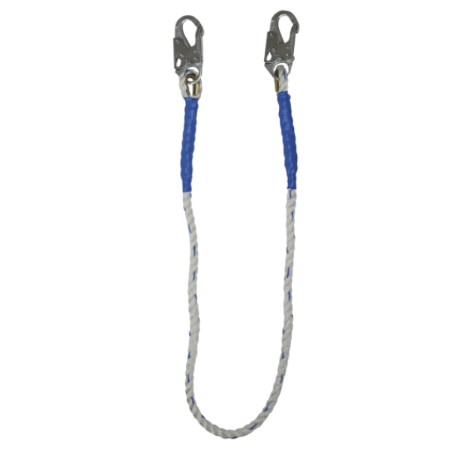 FallTech 8156 - Rope Restraint Lanyard, Fixed-lemgth w/ Steel Snap Hooks