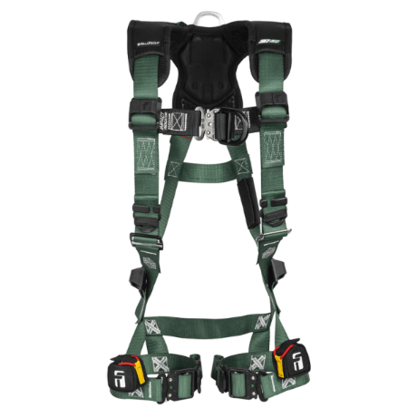 FallTech FT-1910™ 2D Climbing Non-Belted Full Body Harness, Quick-Connect Leg Adjustment