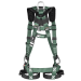 FallTech FT-1910™ - 3D Standard Non-Belted Full Body Harness, Tongue Buckle Leg Adjustment