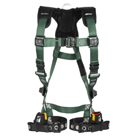 Falltech FT-1910 - 1D Standard Non-Belted Full Body Harness, Tongue Buckle Leg Adjustment