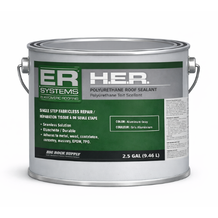 GacoFlex - H-E-R Sealant, Aluminum Gray, 2.5 Gallon Pail
